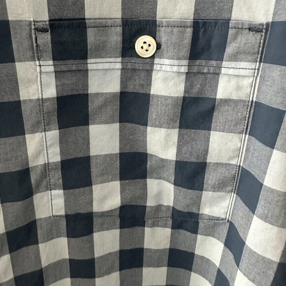 Express Blue Check XXL Shirt  NWT  100% Cotton - Picture 7 of 13